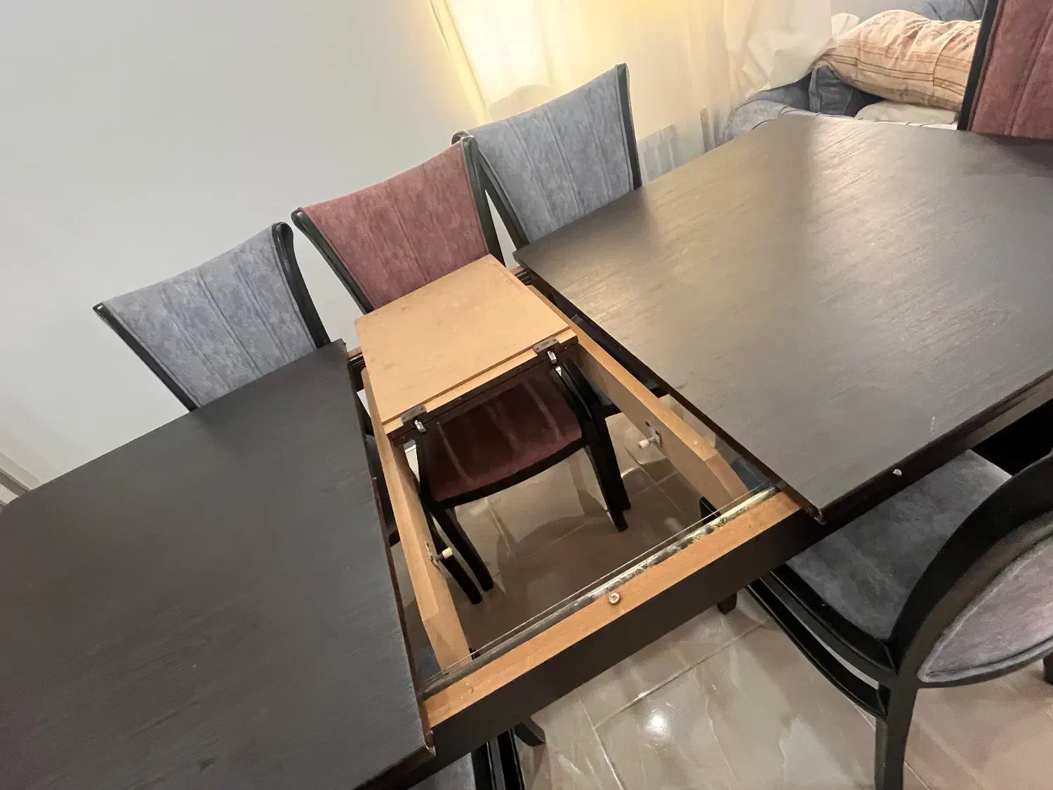 میز نهارخوری|میز و صندلی غذاخوری|رشت, حسین آباد|دیوار