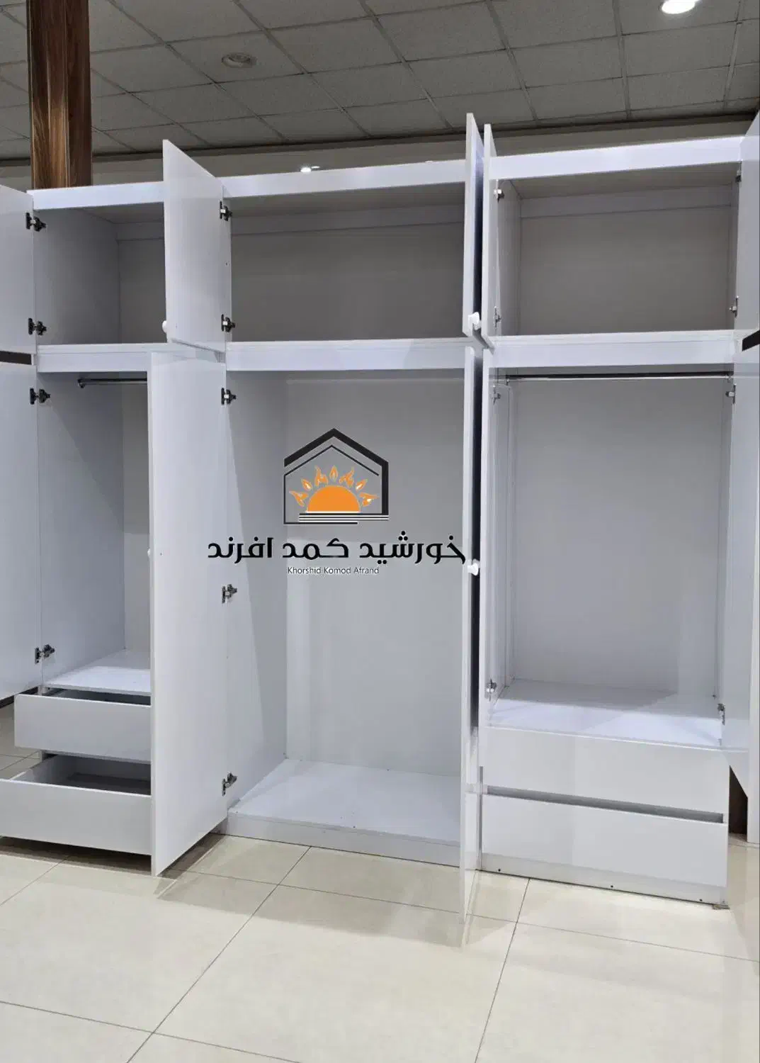 کمد دیواری.کمدیواری.جای رختخواب.تخت کمجا|جاکفشی، کمد، دراور|رباطکریم, رباطکریم|دیوار