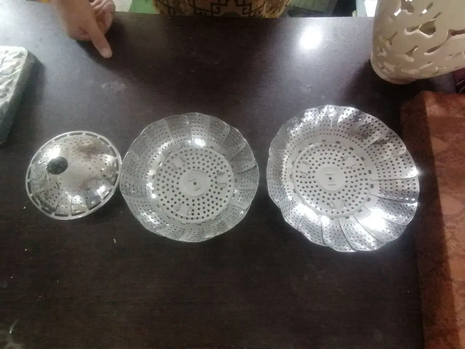 بخارپز فلزی تاشو، میوه خوری تاشو، جای سبزی تاشو|ظروف سرو و پذیرایی|یاسوج, |دیوار