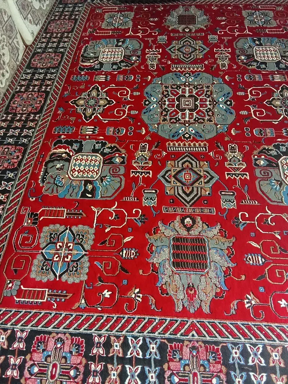 قالی دوازده متری پنج میلیون|فرش|ایذه, |دیوار