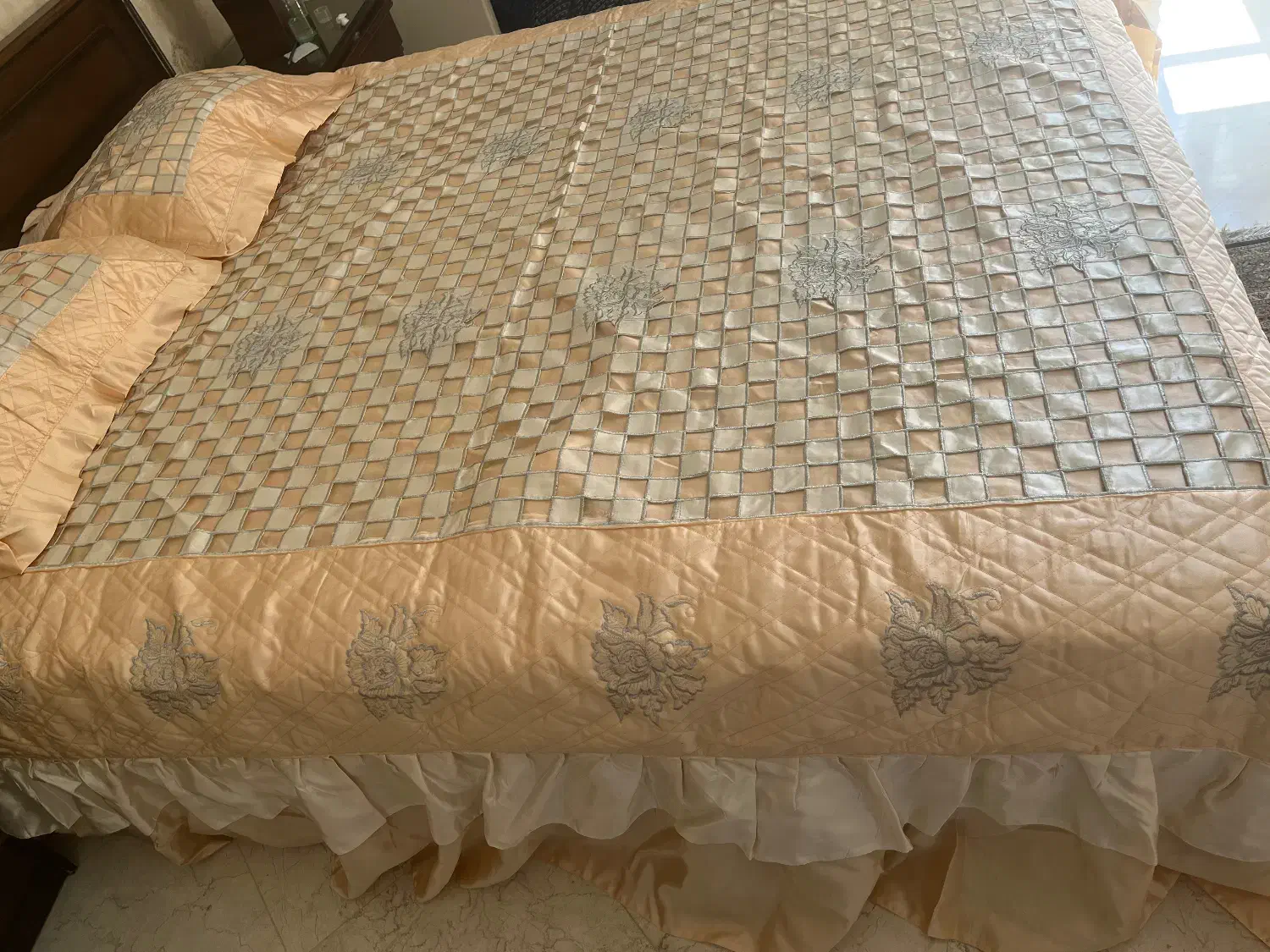 روتختی ساتن ابریشم ترک|سرویس روتختی|تهران, سعادتآباد|دیوار