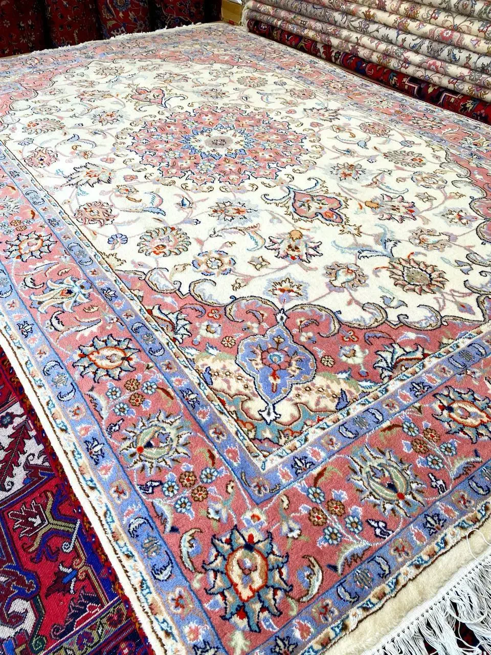 جفت ۶ نقشه علیا کاشمر ۸ ماهه|فرش|میانه, |دیوار