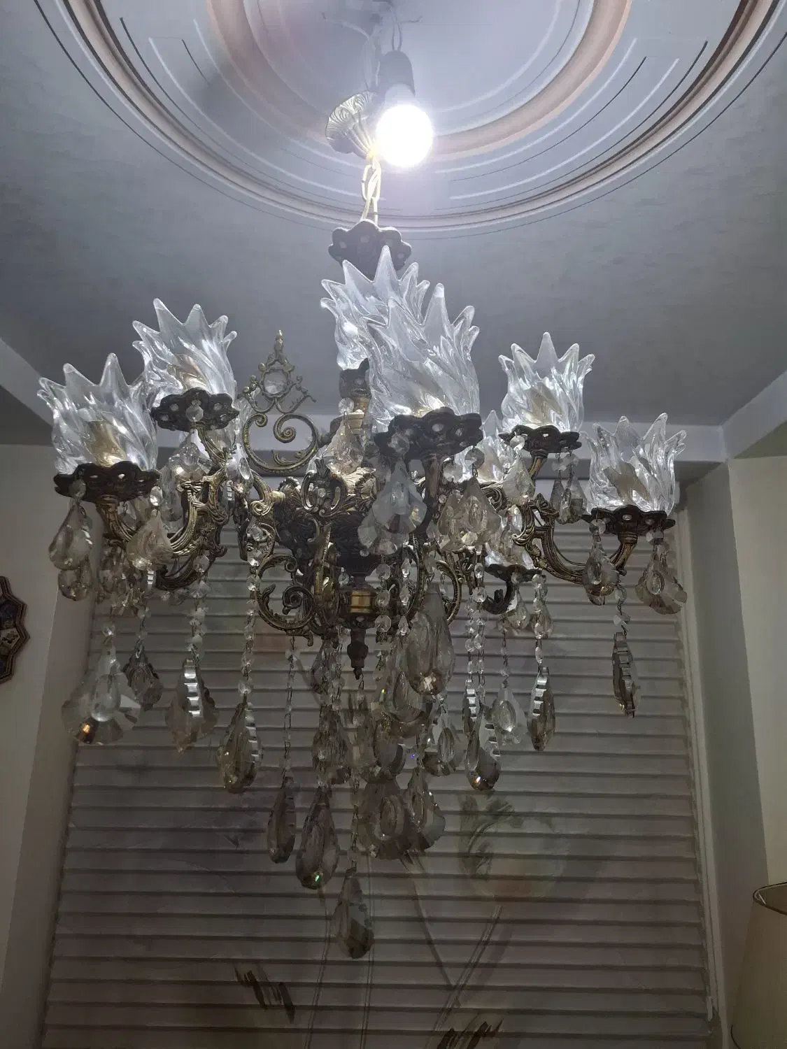 لوستر برنج|لوستر و چراغ آویز|اسلامشهر, شهرک واوان|دیوار