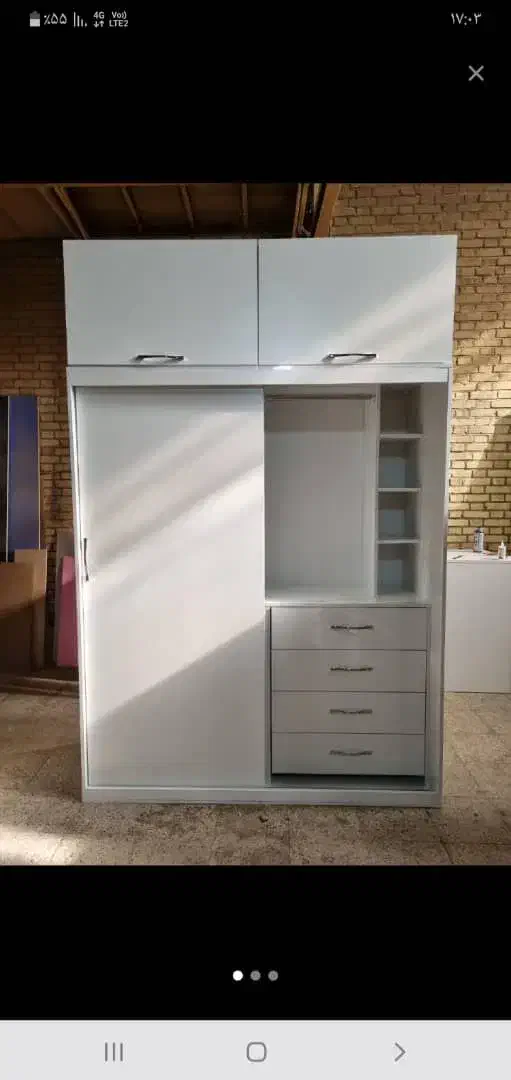 کمد دیواری سفید شیک|جاکفشی، کمد، دراور|تهران, افسریه شمالی|دیوار