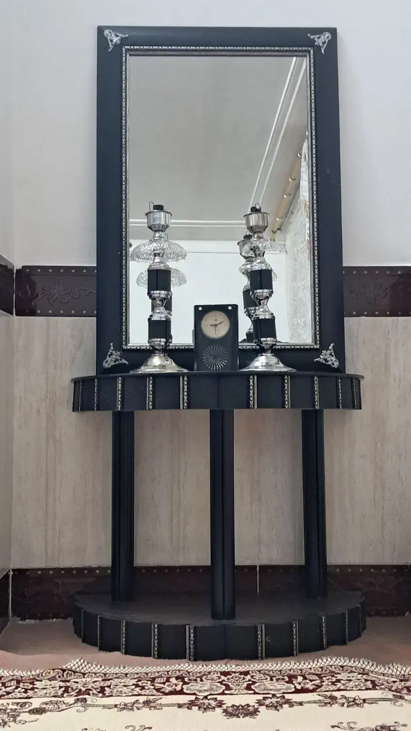 آیینه و شمعدان|صنایع دستی و سایر لوازم تزئینی|بروجرد, |دیوار