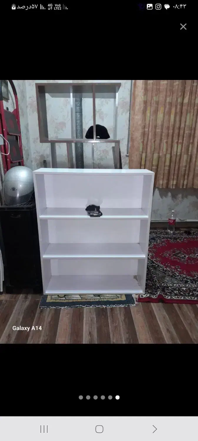 کتابخانه|کتابخانه، شلف، قفسه‌های دیواری|رشت, شهرک الغدیر|دیوار
