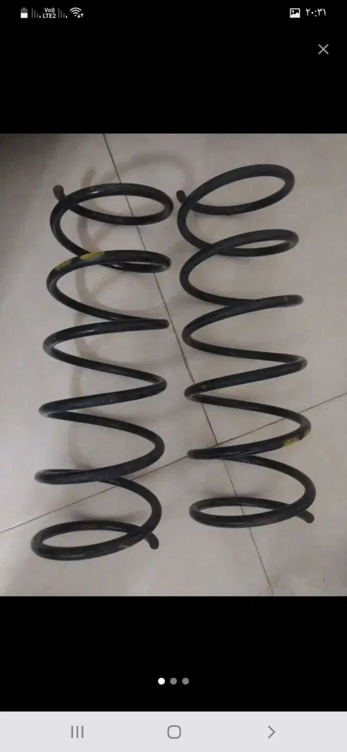 فروش ۲عددفنرلول جلو ال۹۰ و۲عدد فنر لول پژو اصلی|قطعات یدکی و لوازم جانبی|پرند, فاز ۰|دیوار