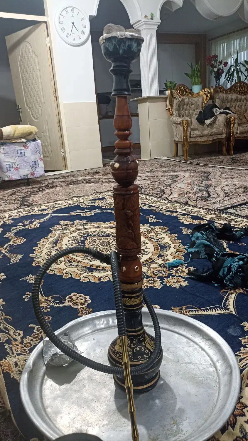 قلیان چوب سرخ|کلکسیون و سرگرمی|شیروان (خراسان), |دیوار