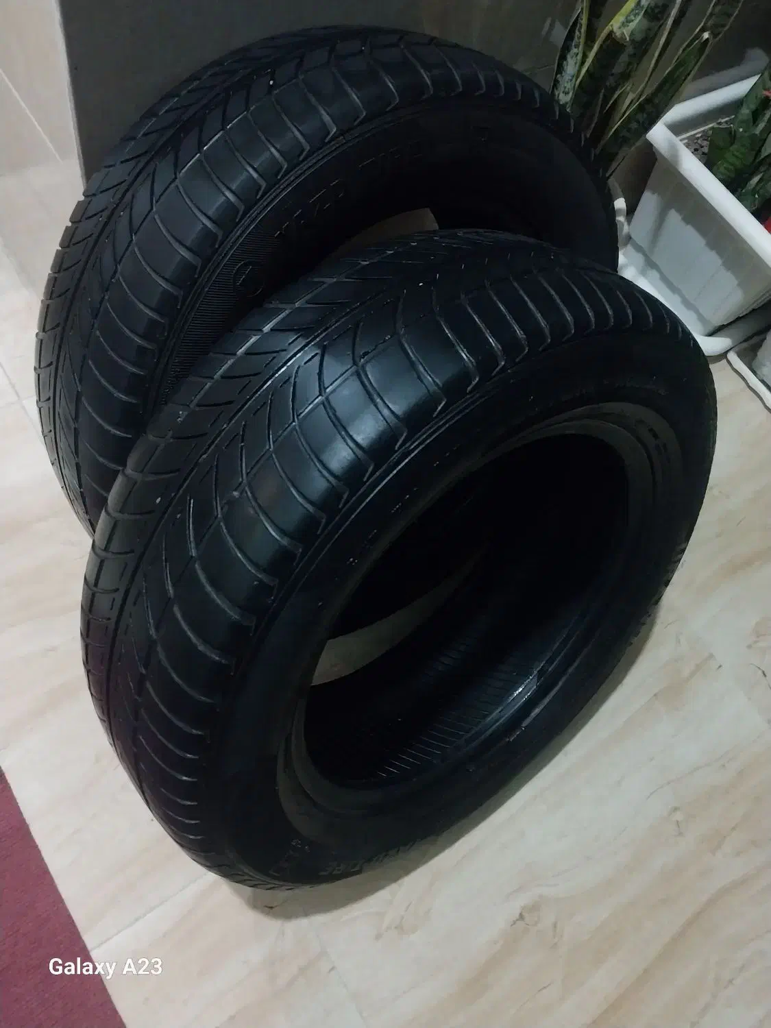 یه جفت لاستیک پژو ۲۰۶ یزد تایر سایز ۱۴/۱۸۵ ۴۵درصد|قطعات یدکی و لوازم جانبی|رشت, گلباغ نماز|دیوار