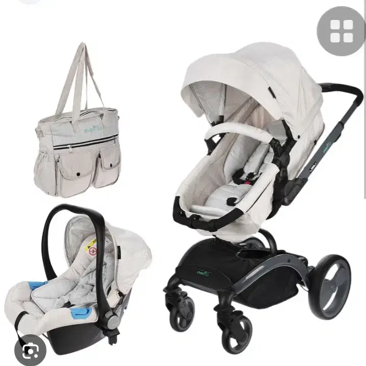 سرویس کالسکه و کریر و ساک نوزاد برند ایون فلو|کالسکه و لوازم جانبی|سیرجان, |دیوار