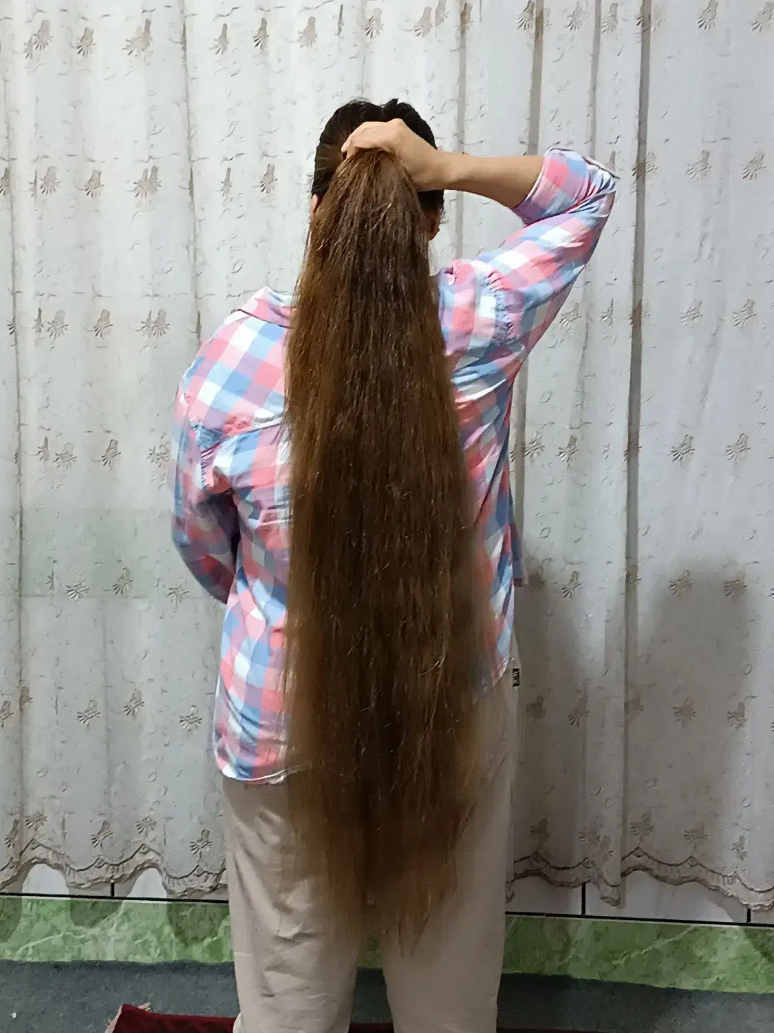 موی رنگ شده ۱۰۰ سانت|آرایشی، بهداشتی، درمانی|تربت‌حیدریه, طالقانی|دیوار