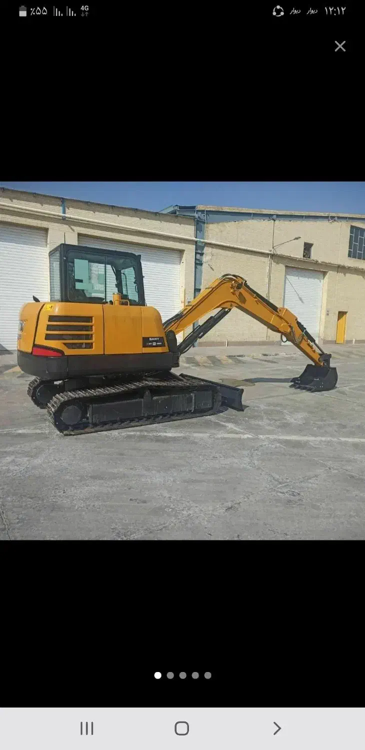 مینی بیل زنجیری ولاستیکی|ماشینآلات صنعتی|اصفهان, کشاورزی|دیوار