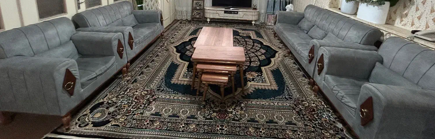 مبلمان ۷ نفره|مبلمان خانگی و میز عسلی|قزوین, |دیوار