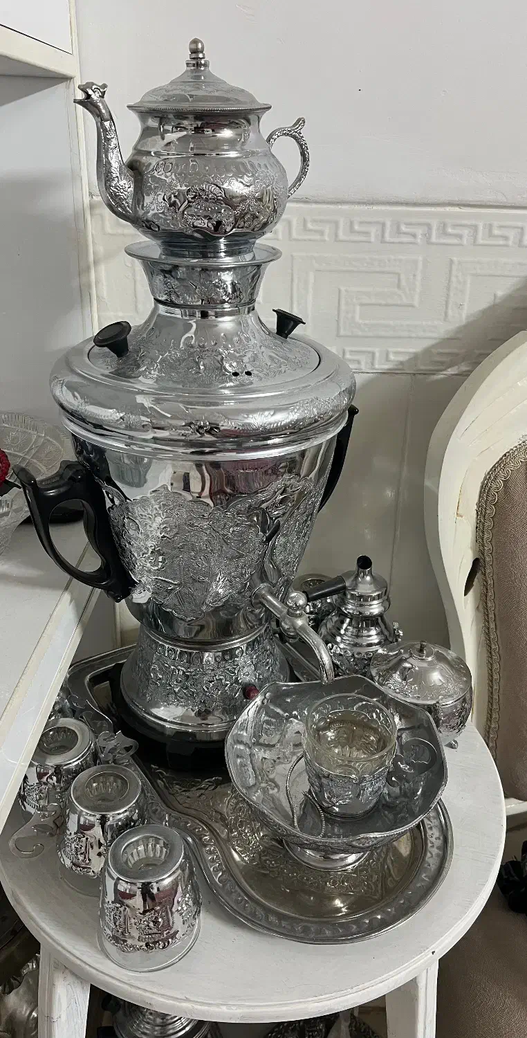 سماور قدیمی|سماور، چای‌ساز، قهوه‌ساز|یزد, |دیوار