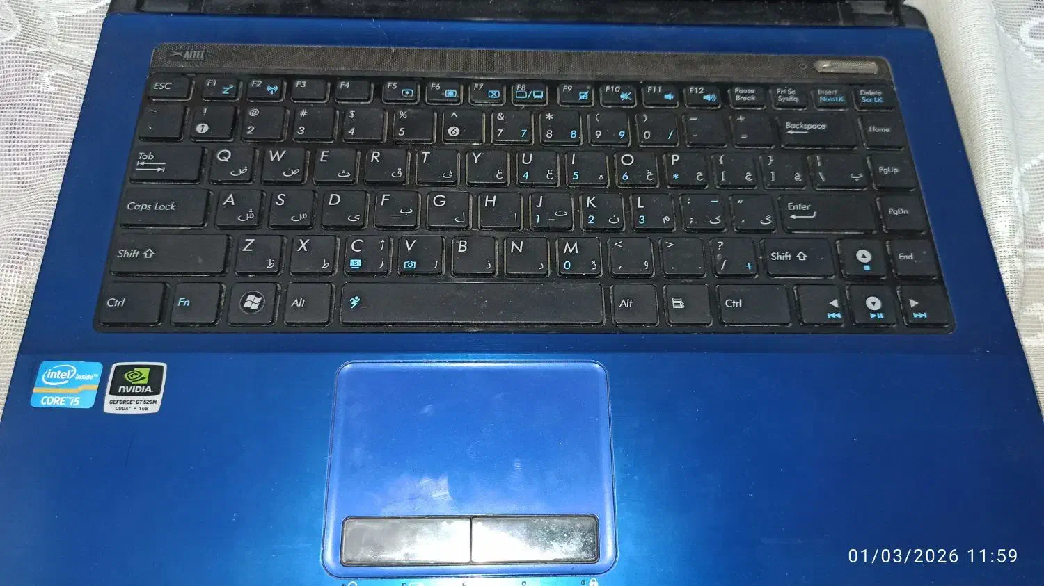 لب تاب ایسوز cori5 در حد نو|رایانه همراه|شیراز, گویم|دیوار