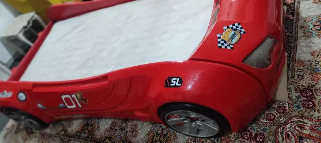 تخت ماشینی با تشک|تشک تختخواب|شوش, |دیوار