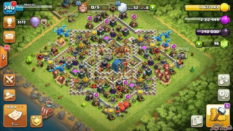 اکانت بازی ککلش اف کلنز طاق و فروش|کنسول، بازی ویدئویی و آنلاین|بجنورد, |دیوار