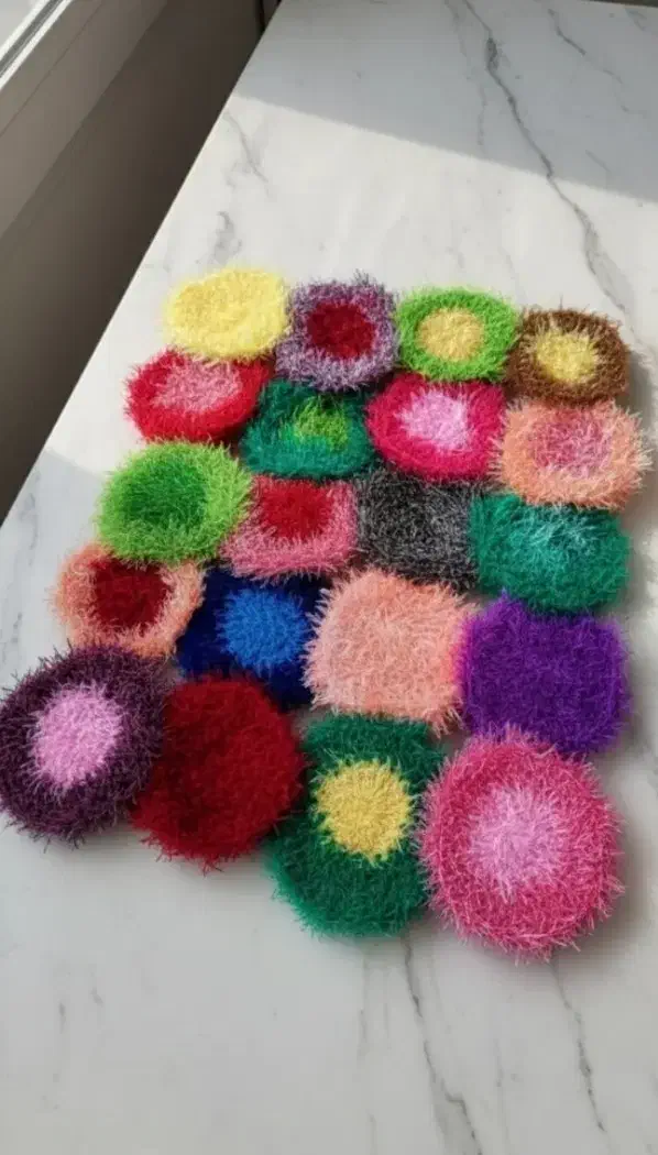 اسکاج دستباف با کیفیت|لوازم نظافت|آباده, |دیوار