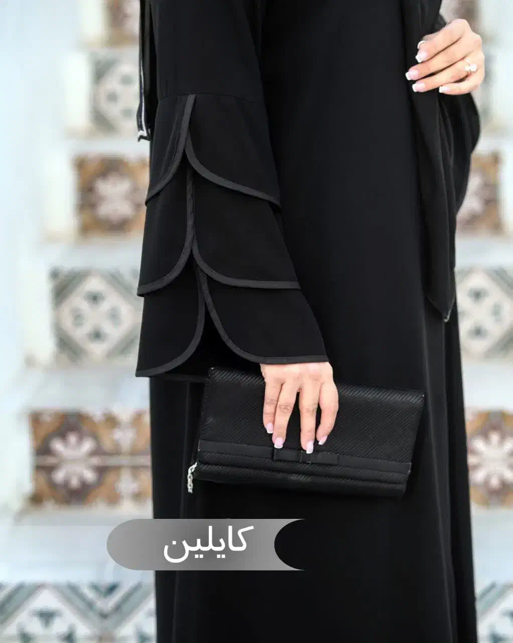 مانتو عبایی ساده و مجلسی مشکی رنگی با کیفیت بالا|لباس|برازجان, |دیوار