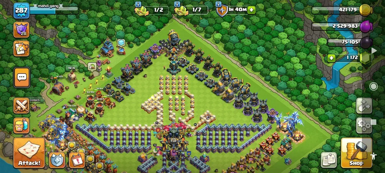 کلن ۲۵ و اکانت لول ۲۸۷|کنسول، بازی ویدئویی و آنلاین|سهند, |دیوار