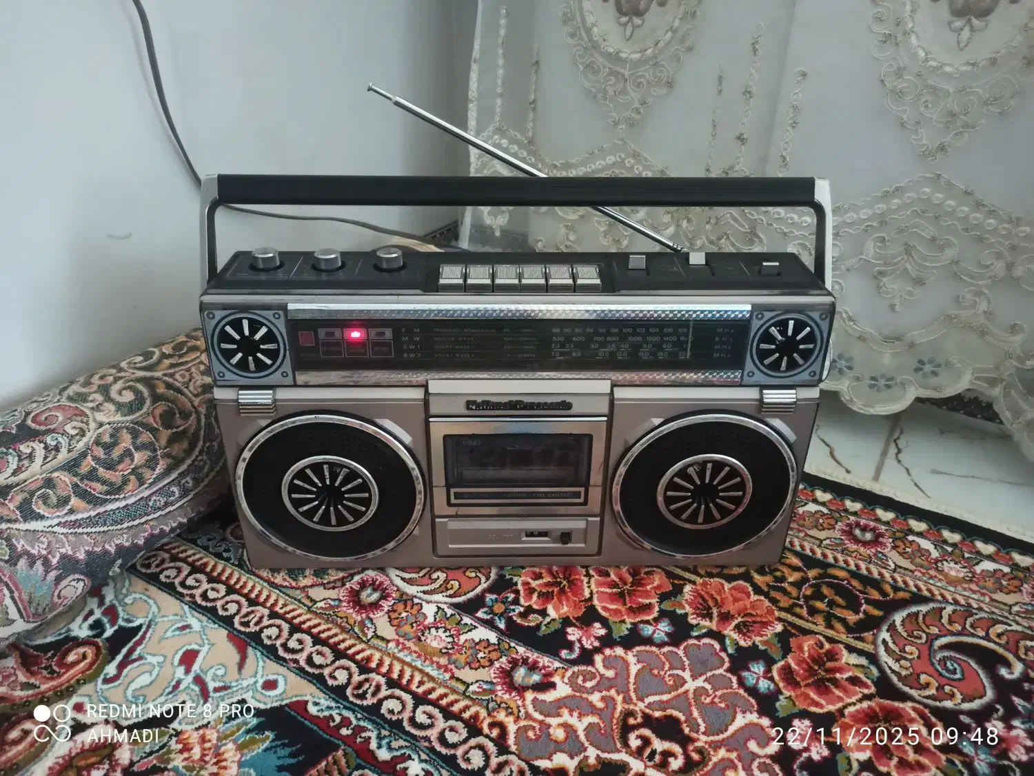 رادیو ضبط ناسیونال|سیستم صوتی خانگی|بروجرد, |دیوار