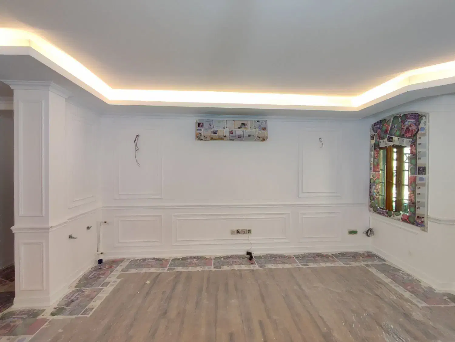 اجرا تی‌وی‌وال، قرنیز و پروفیل قاب، دیوارپوش|خدمات پیشه و مهارت|رشت, دیلمان|دیوار