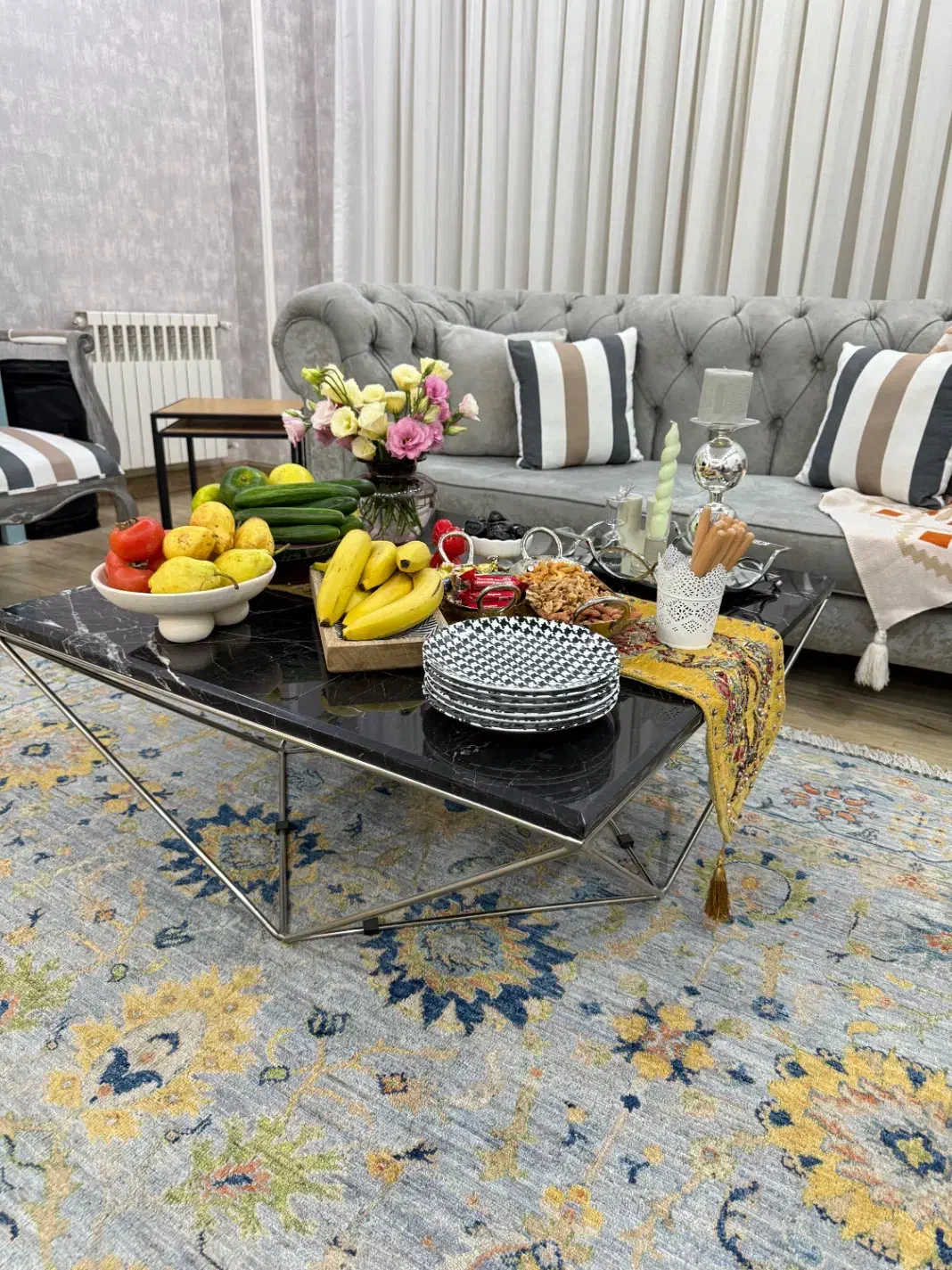 میز جلو‌مبلی سنگی|مبلمان خانگی و میز عسلی|تهران, کوی بیمه|دیوار