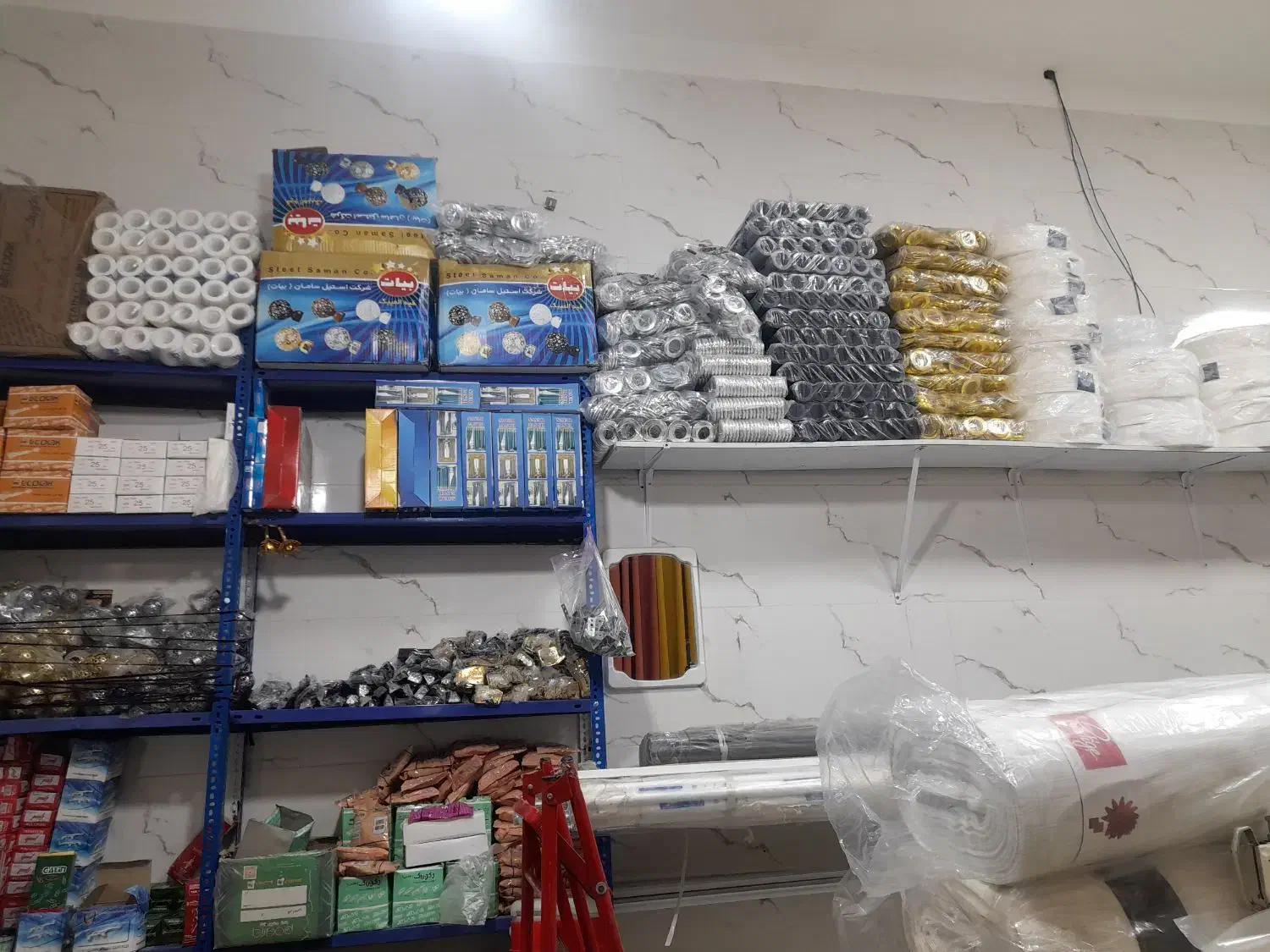 پرده ولوازم پرده فروشی|پرده، رانر، رومیزی|فولادشهر, مسکن مهر فولادشهر|دیوار