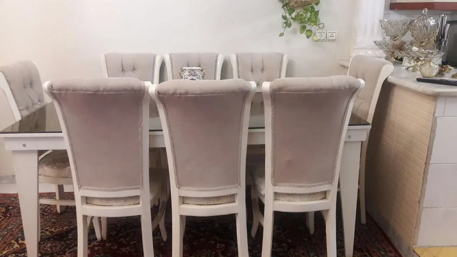 نهارخوری ۸نفره|میز و صندلی غذاخوری|کرمانشاه, |دیوار