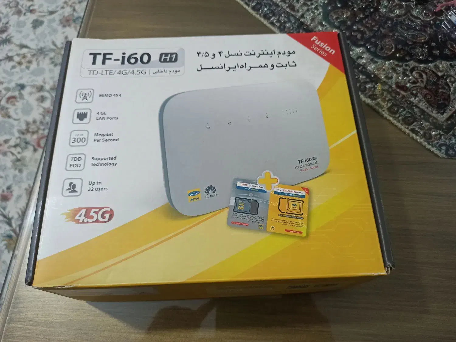 مودم Tf-i60 H1 ایرانسل|مودم و تجهیزات شبکه|تهران, شهید فکوری|دیوار