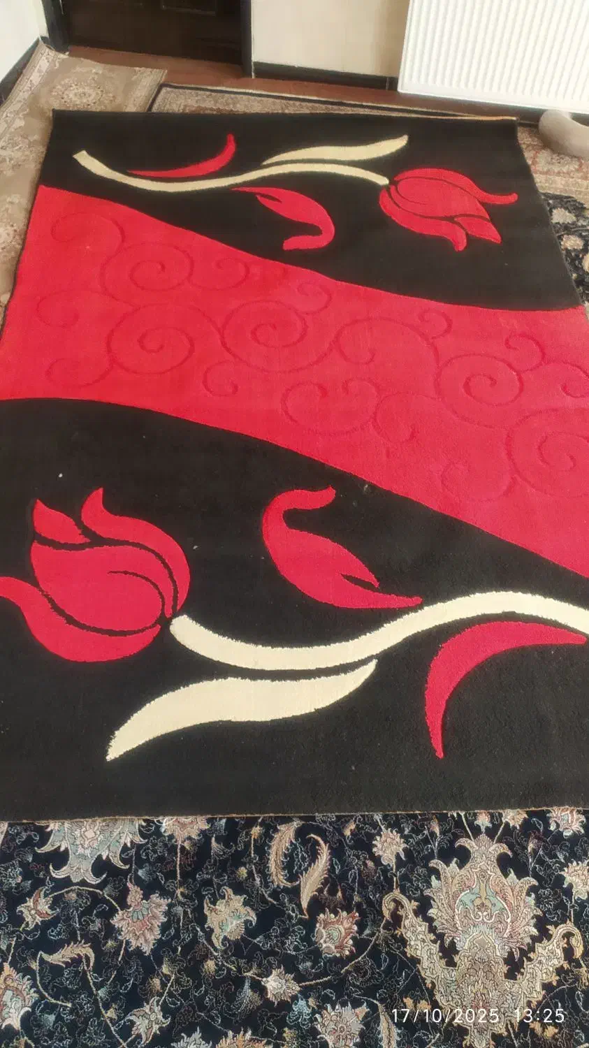 گلیم فرش در حد نو|گلیم، جاجیم، گبه|قروه, |دیوار