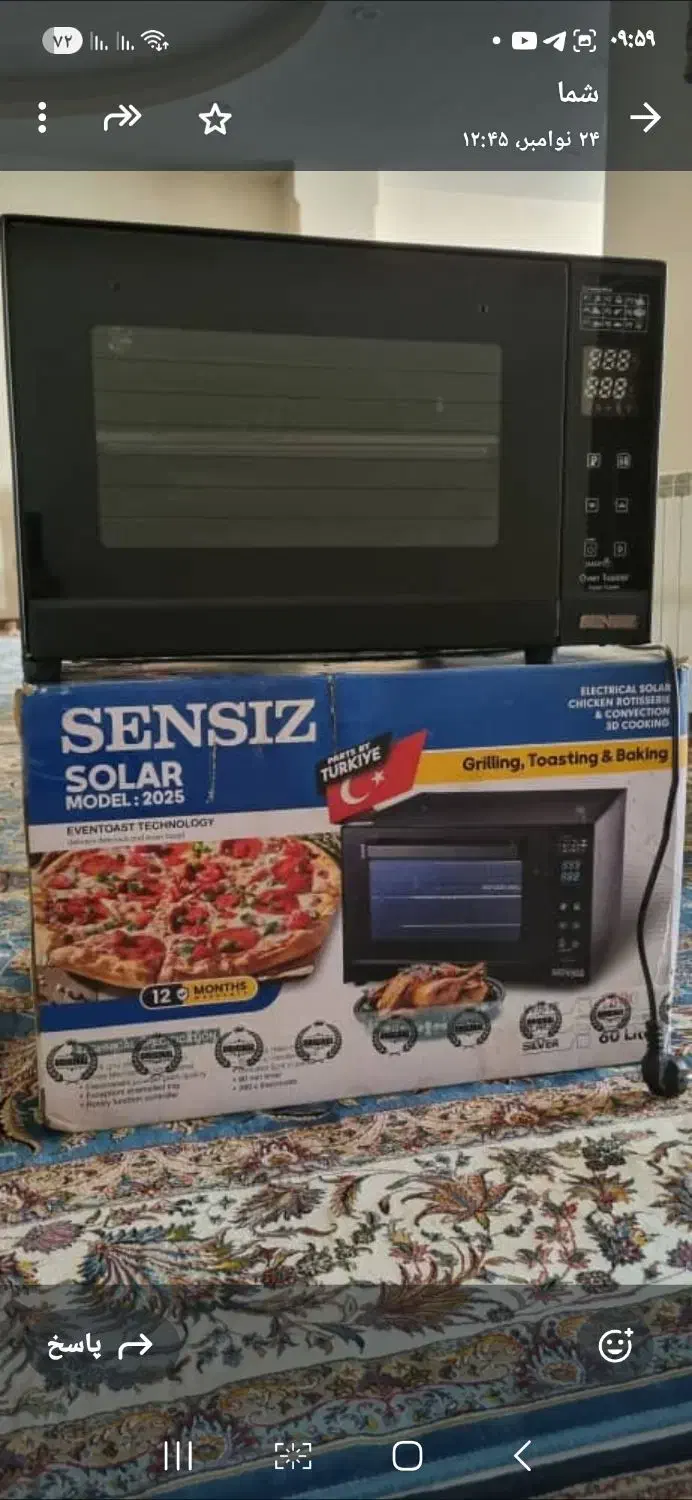 سولار SENSIZ ترکیه ای|اجاق گاز و لوازم برقی پختوپز|کرج, باغستان|دیوار