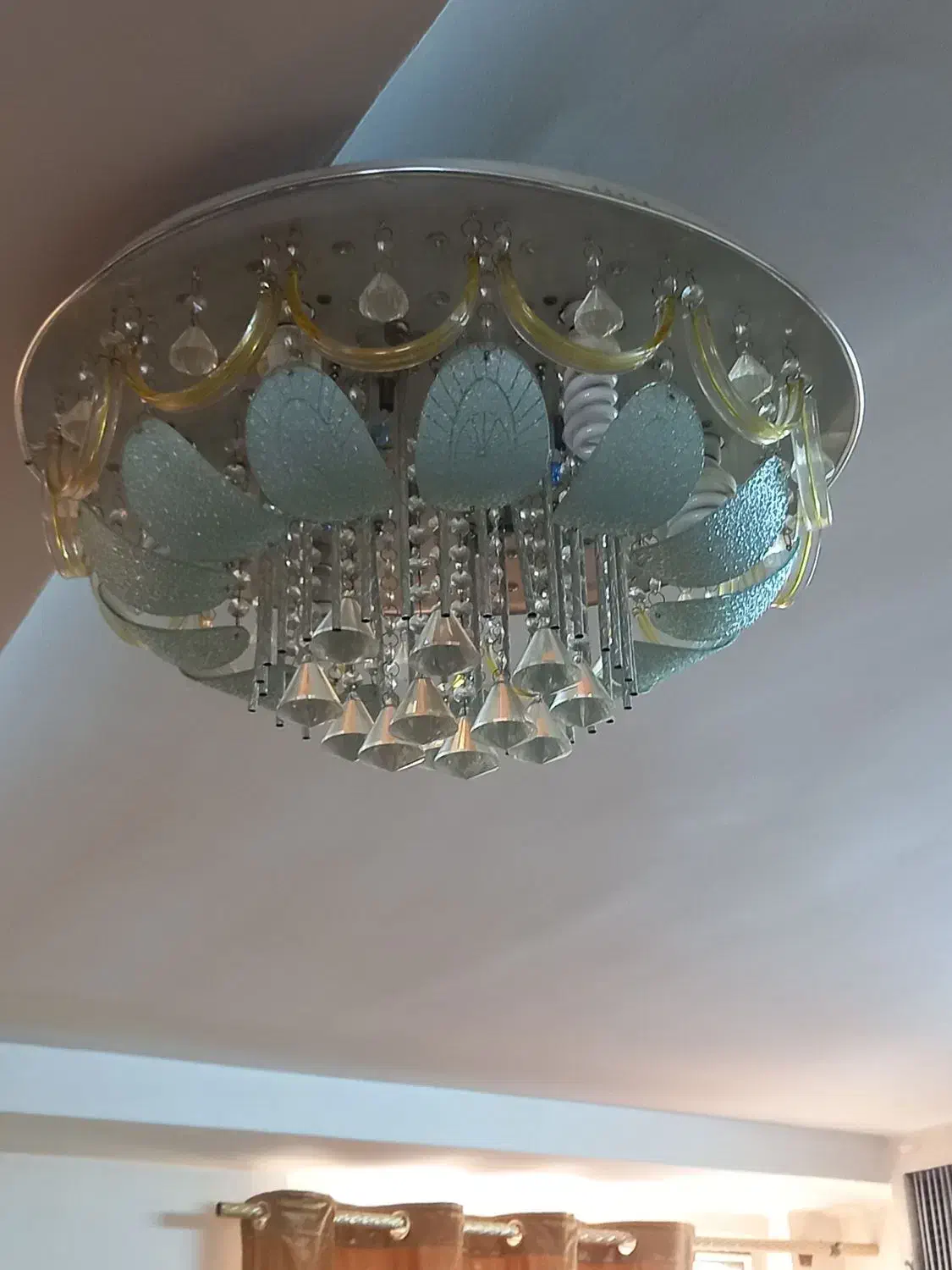 لوستر کریستال|لوستر و چراغ آویز|ری, علایین|دیوار