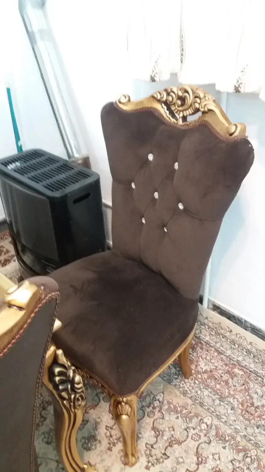 میز نهار خوری منبت|میز و صندلی غذاخوری|تویسرکان, |دیوار