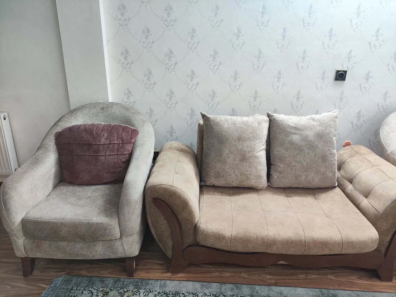 مبل راحتی 7نفره|مبلمان خانگی و میز عسلی|محمدشهر, شهرک پیام (مهرالبرز)|دیوار