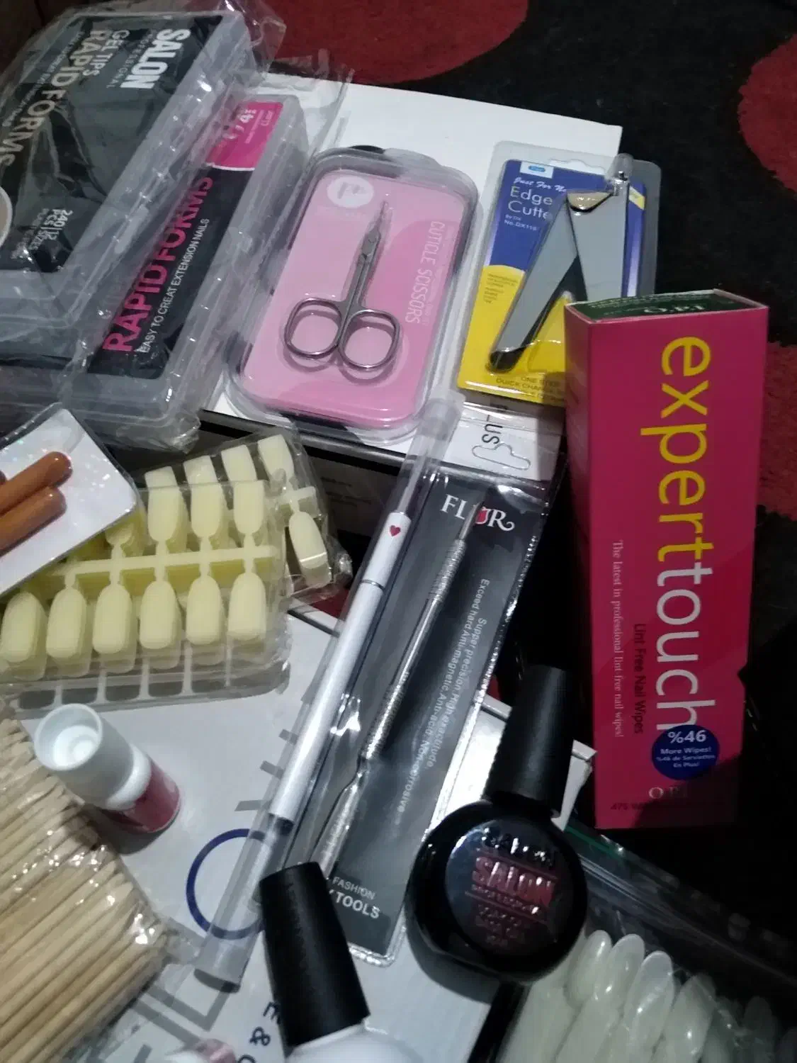 لوازم کاشت ناخن،پکیج کاشت ناخن،وسایل کاشت ناخن|آرایشی، بهداشتی، درمانی|شیراز, نصر|دیوار