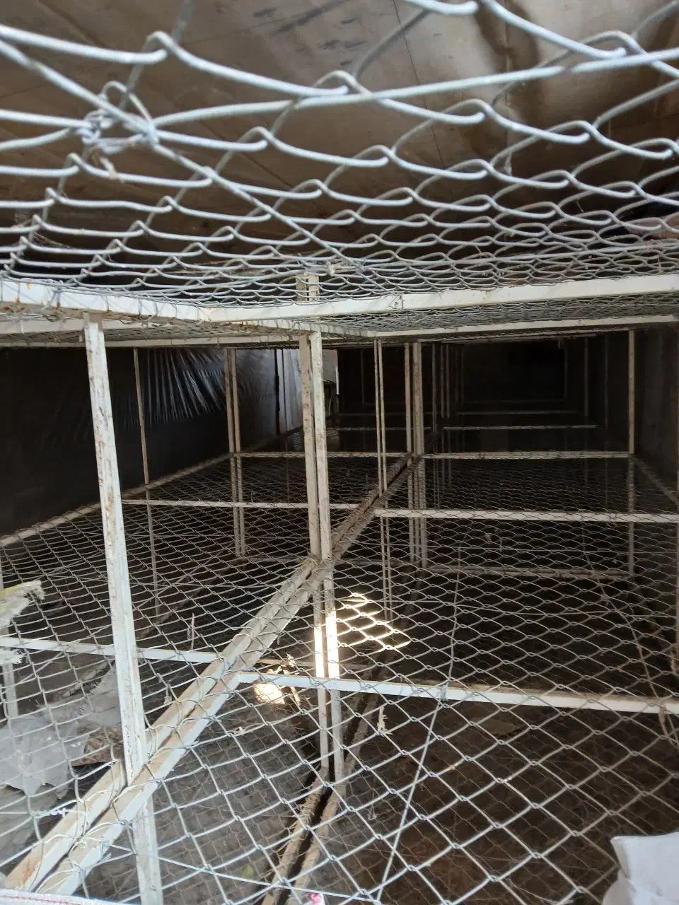 قفسههای فلزی سهطبقه با توری گالوانیزه|فروشگاه و مغازه|بناب, |دیوار