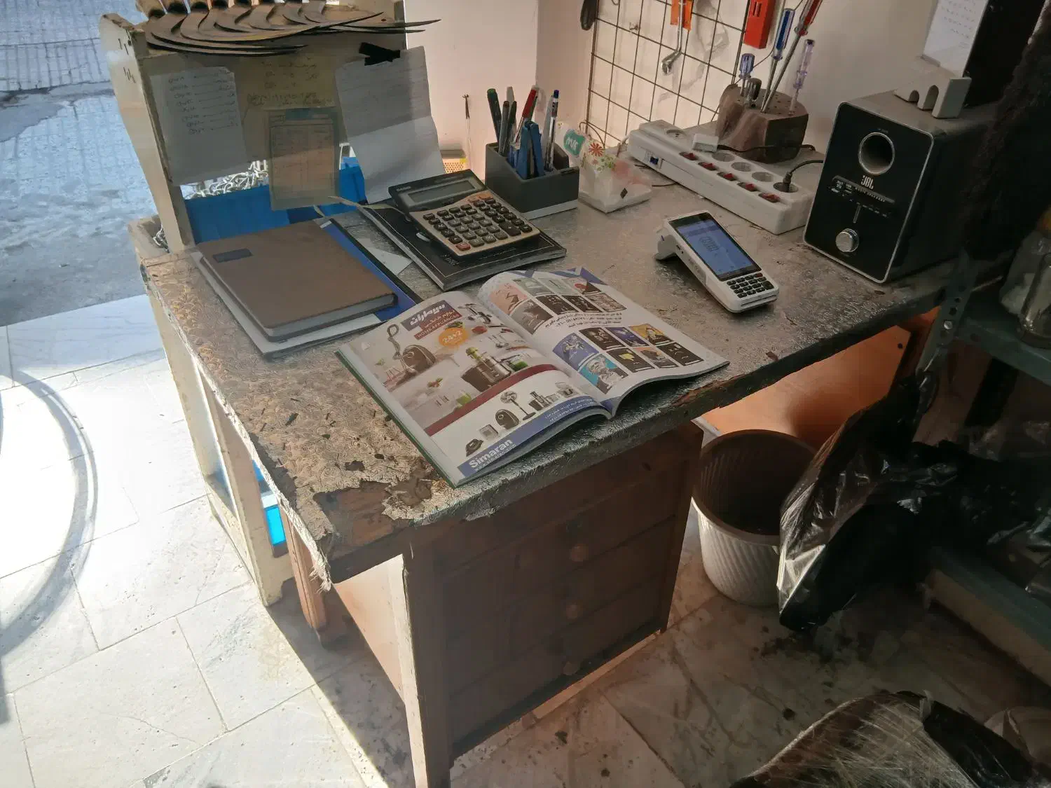 میز تمام چوبی|میز تحریر و کامپیوتر|گرگان, |دیوار