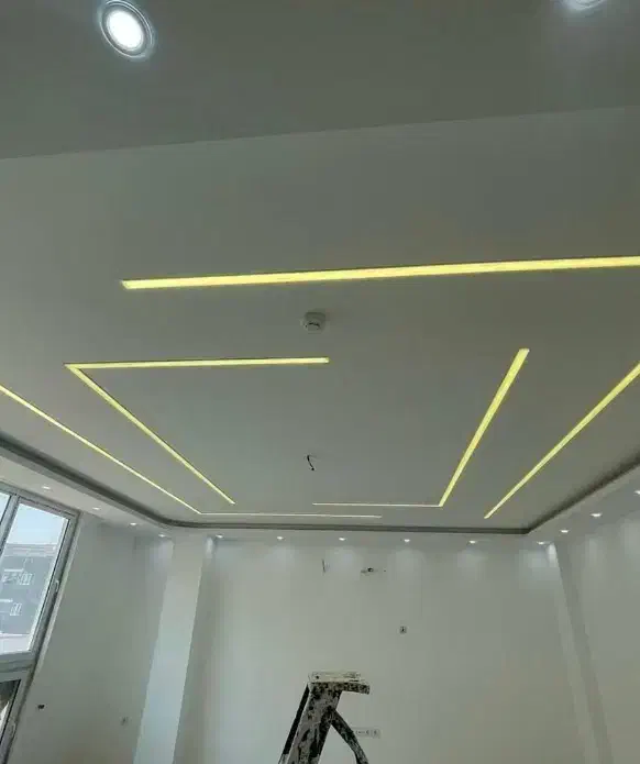 کناف لاین نوری نورمخفی نقاشی ساختمان|خدمات پیشه و مهارت|هشتگرد, هشتگرد قدیم|دیوار