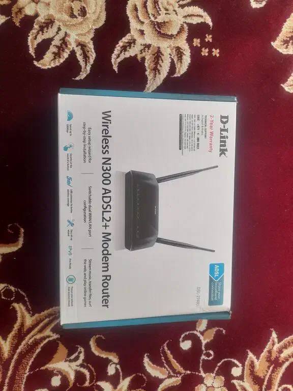 مودم روتر ADSL plus بیسیم N300 دی لینک DSL-2740U|مودم و تجهیزات شبکه|اصفهان, شهرک کاوه|دیوار
