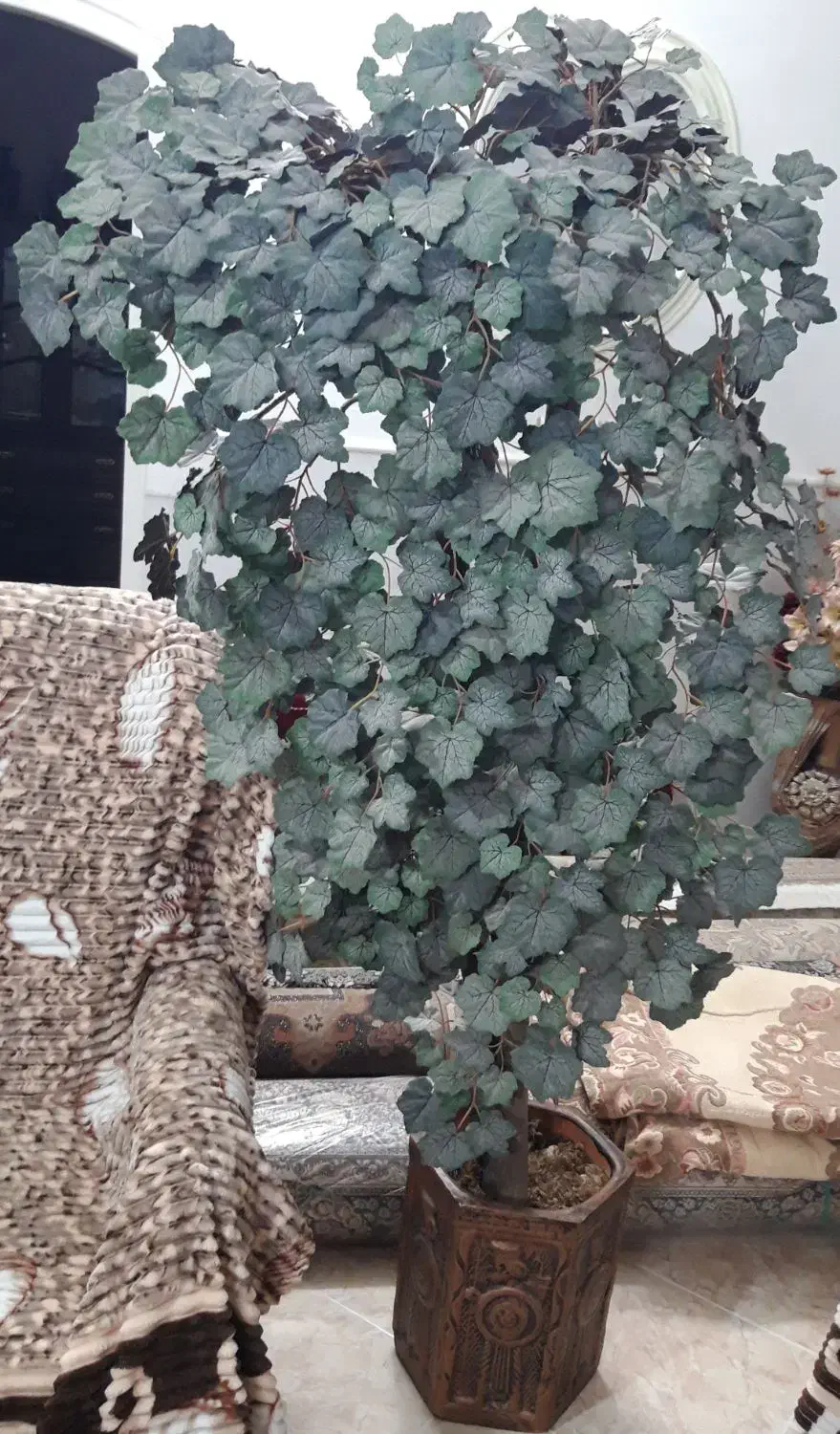 ۲عدرخت گل مصنوعی|گل مصنوعی|کاشان, مصلی|دیوار