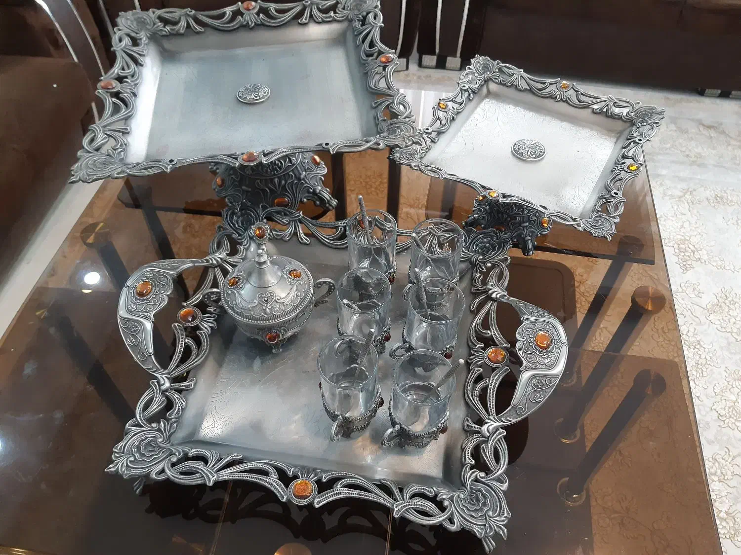 سرویس پذیرایی پیوتر|ظروف سرو و پذیرایی|پردیس, فاز ۱|دیوار