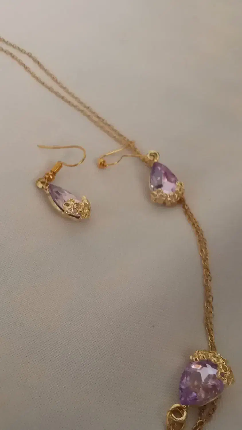 ست گردنبند و گوشواره|جواهرات|فردوس (خراسان), |دیوار