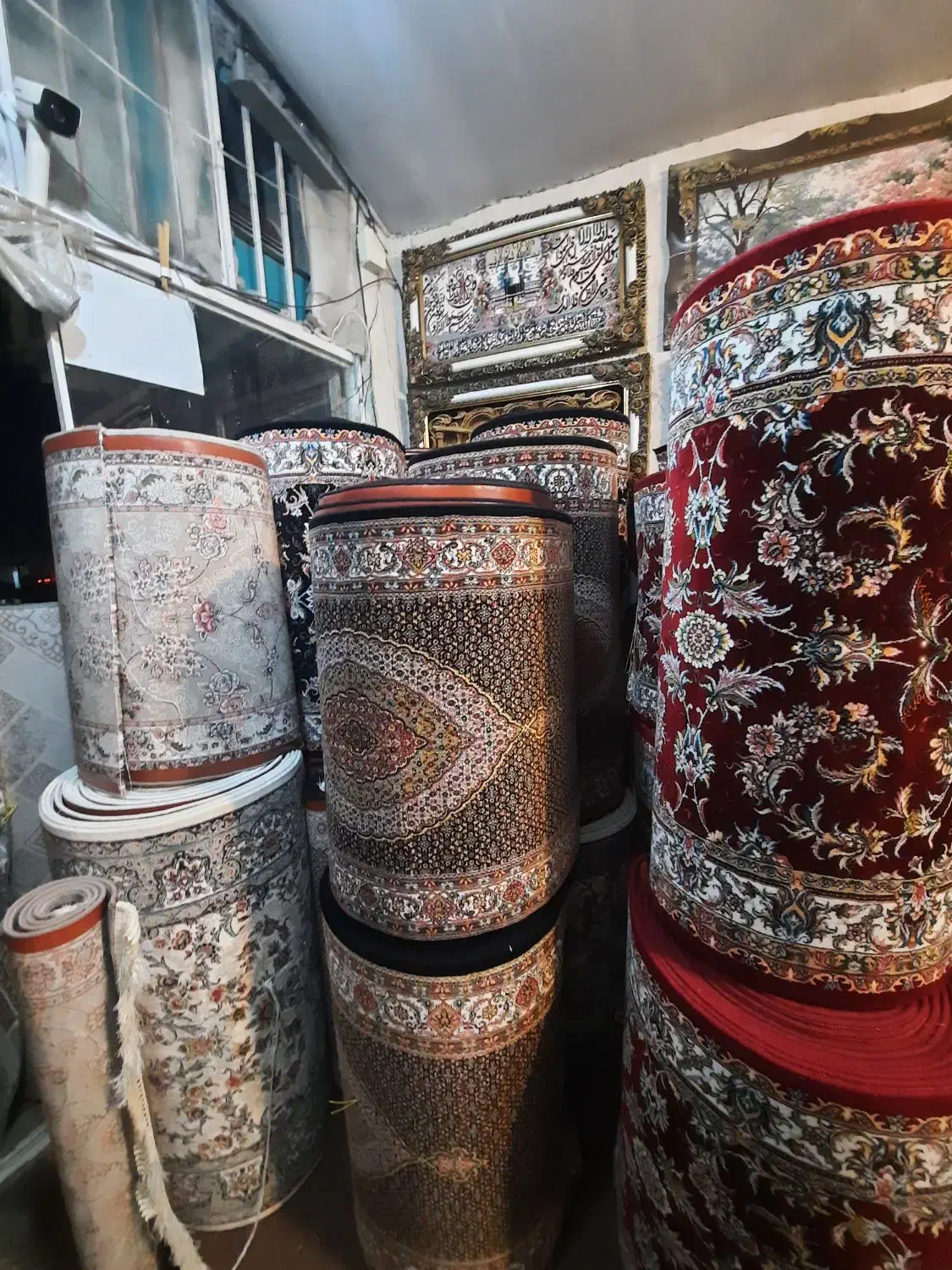 کناره فرش برشی|فرش|کاشان, مزرعه نو|دیوار