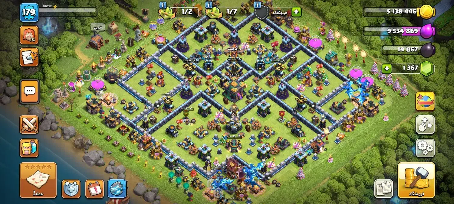 کلش آف کلنز ۱۷۹|کنسول، بازی ویدئویی و آنلاین|شاهین دژ, |دیوار