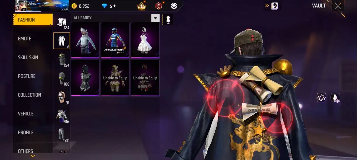 اکانت فری فایر|کنسول، بازی ویدئویی و آنلاین|فولادشهر, C1|دیوار