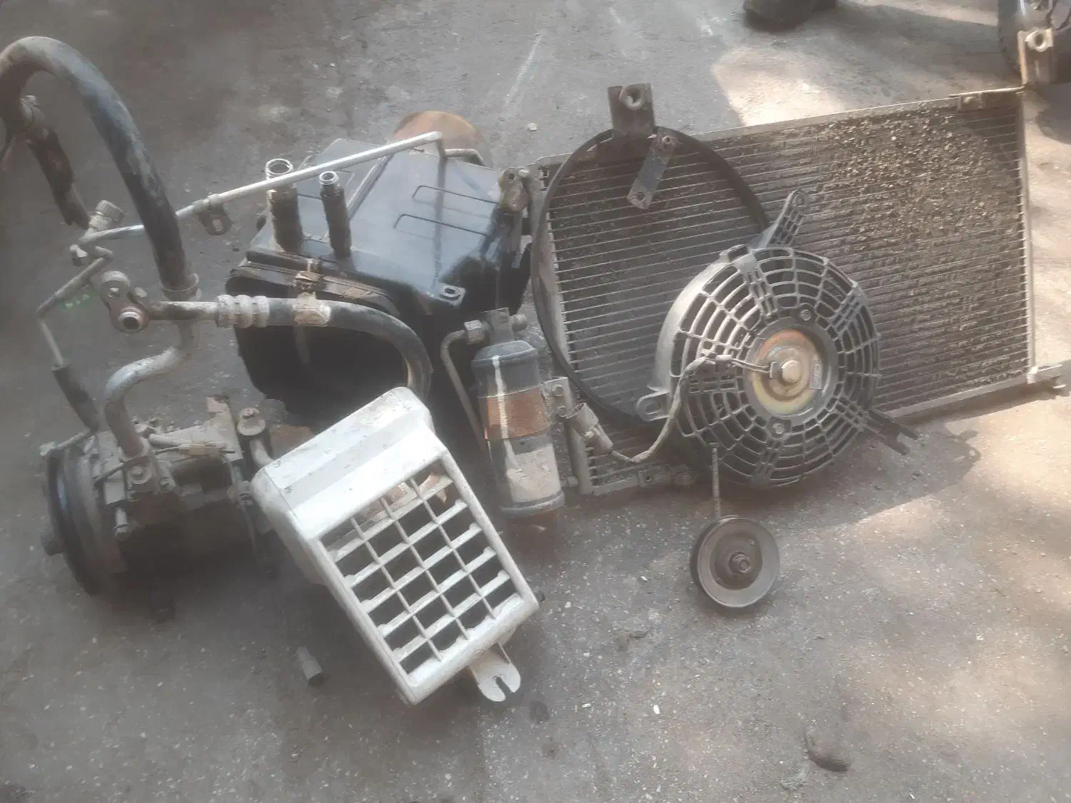 کولر پراید کامل|قطعات یدکی و لوازم جانبی|آبادان, |دیوار