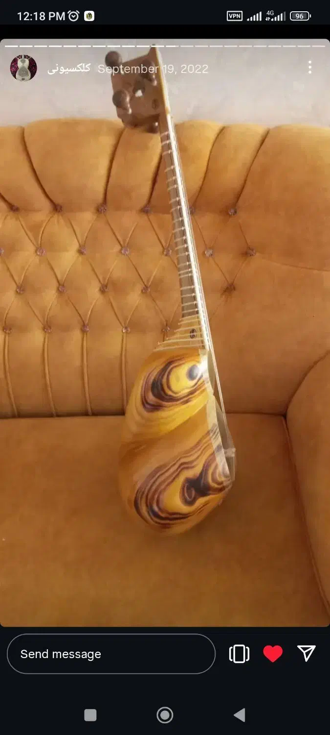 تار ایرانی سه مهر بهنام عبدلی|سازهای سنتی|تبریز, |دیوار