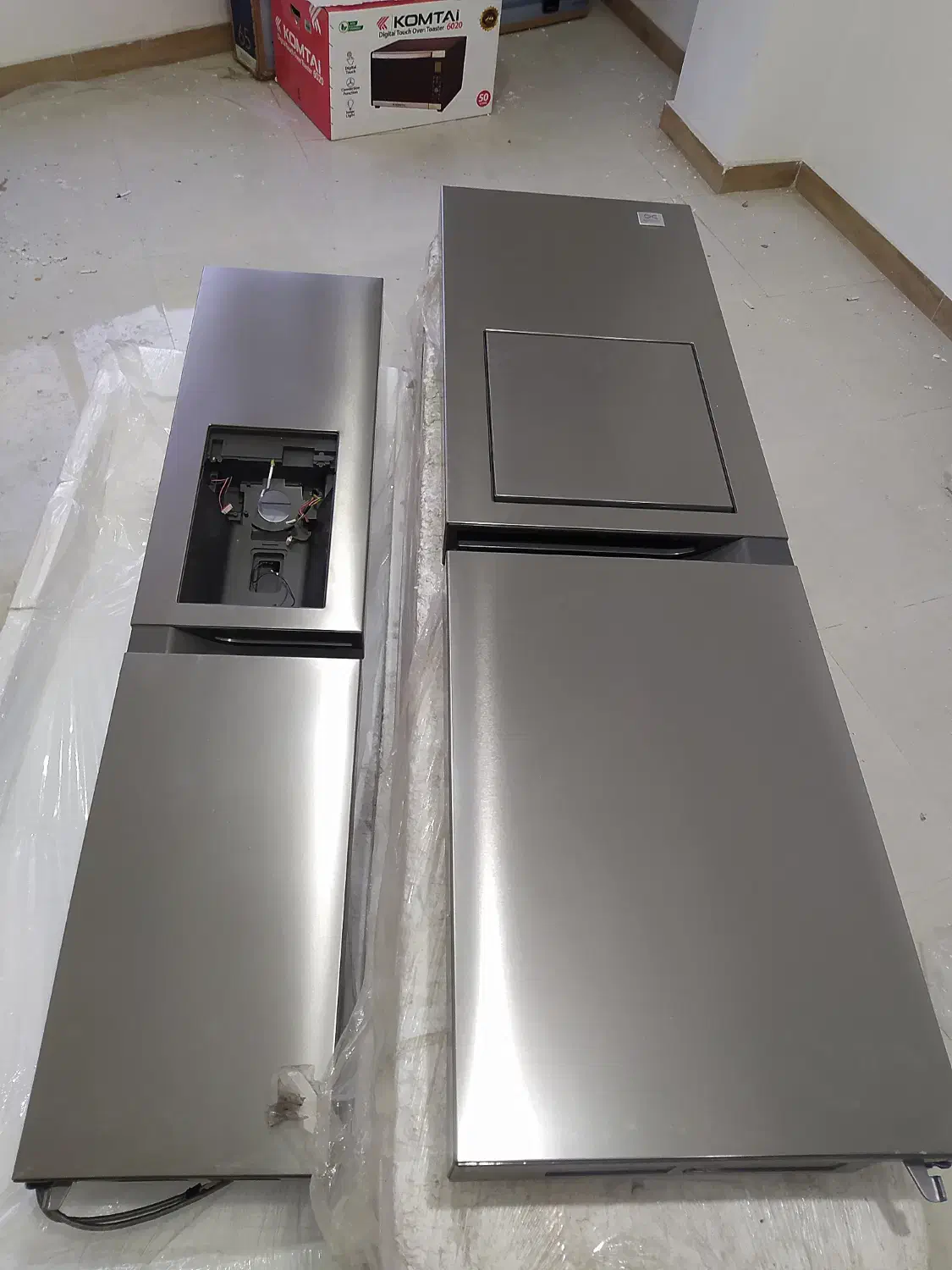 در یخچال ساید 32فوت دوو|یخچال و فریزر|رشت, یخسازی|دیوار