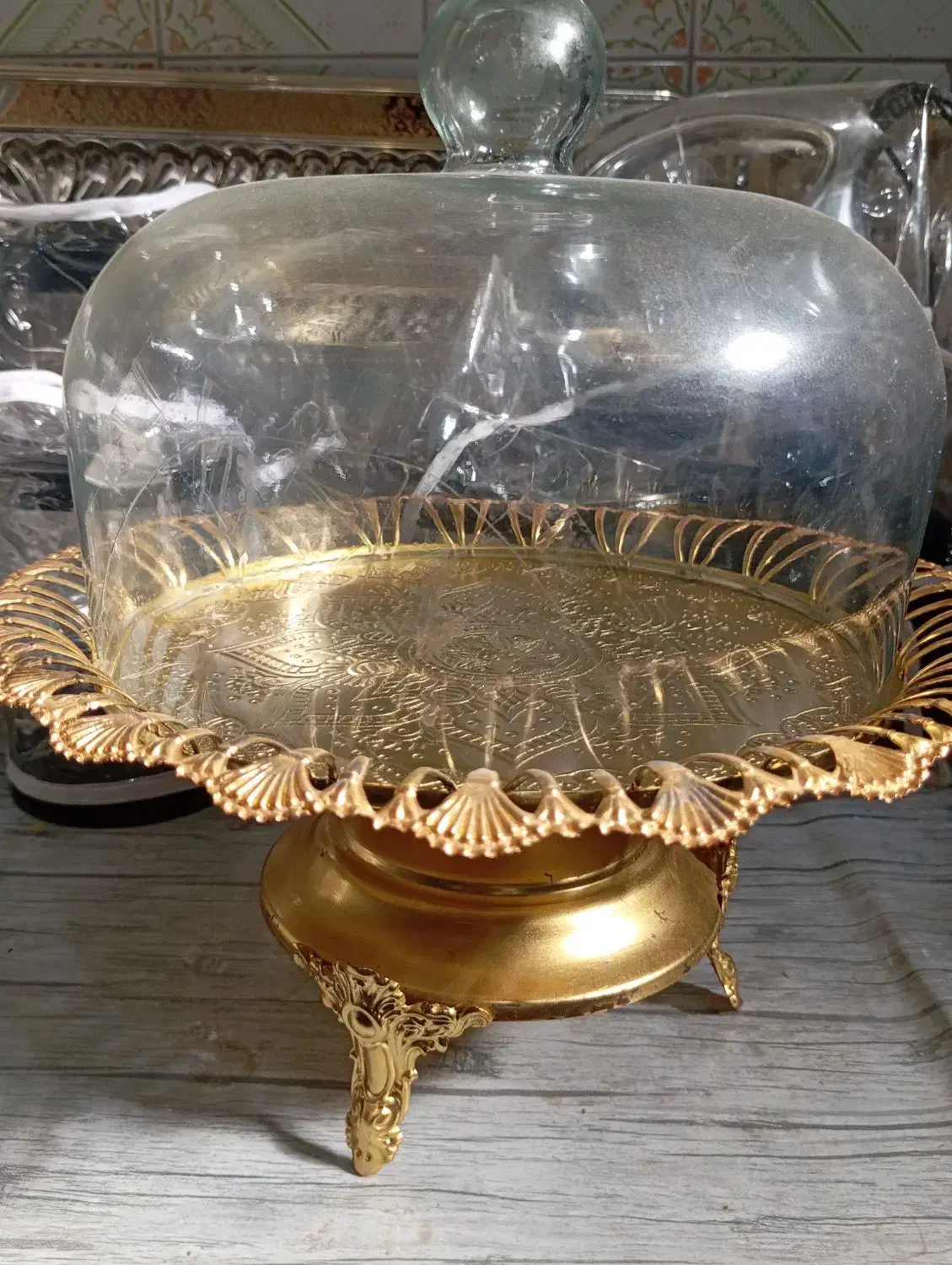 پا سماوری پلمپ شیرینی خوری و کاپ کیک|ظروف سرو و پذیرایی|بیرجند, |دیوار